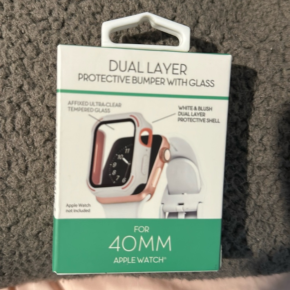 Dual Layer Full Protective Case with Glass for Apple Watch®